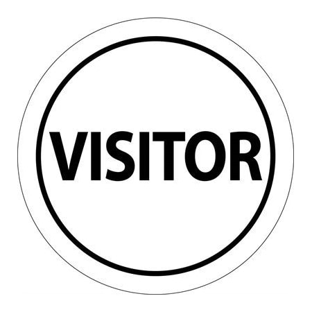 Visitor Hard Hat Emblem, Pk25